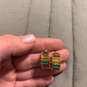 Vibrant Multicolor Gemstone Earrings